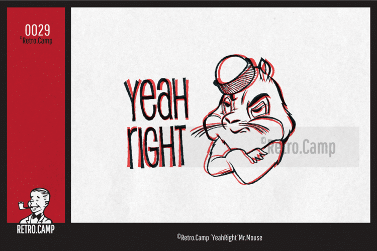 Retro-Clipart-0029-Retro.Camp-Yeah-Right-Cool-Mouse-1